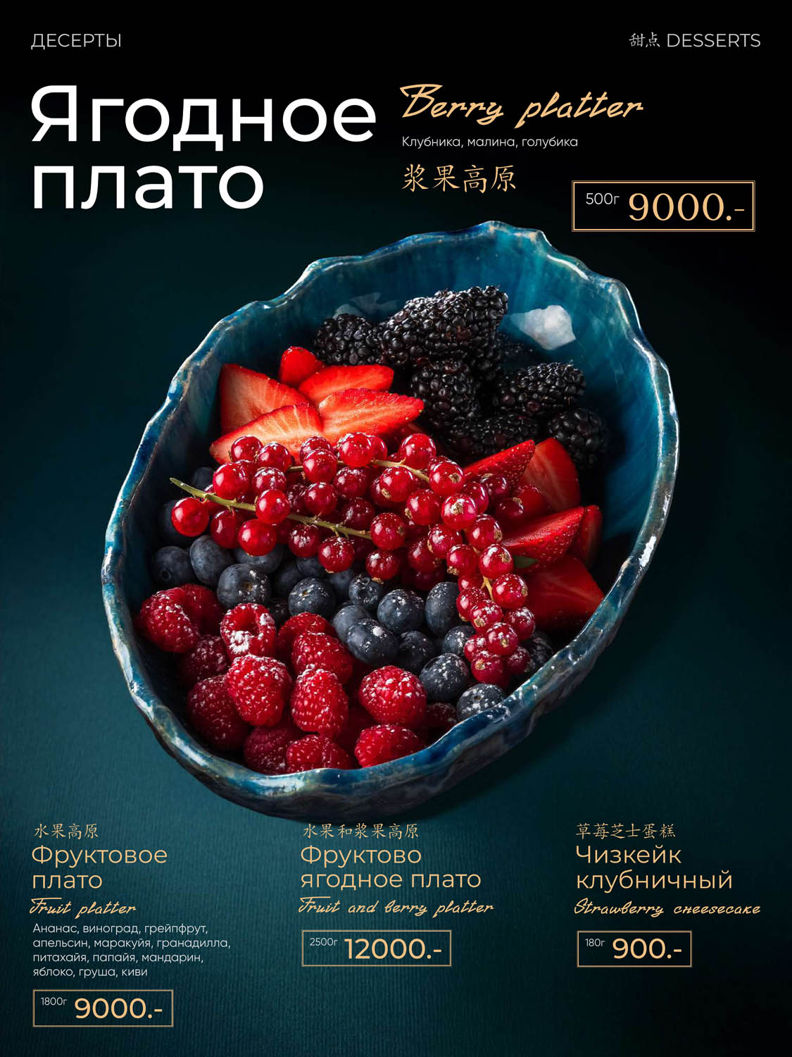 Меню — кухня