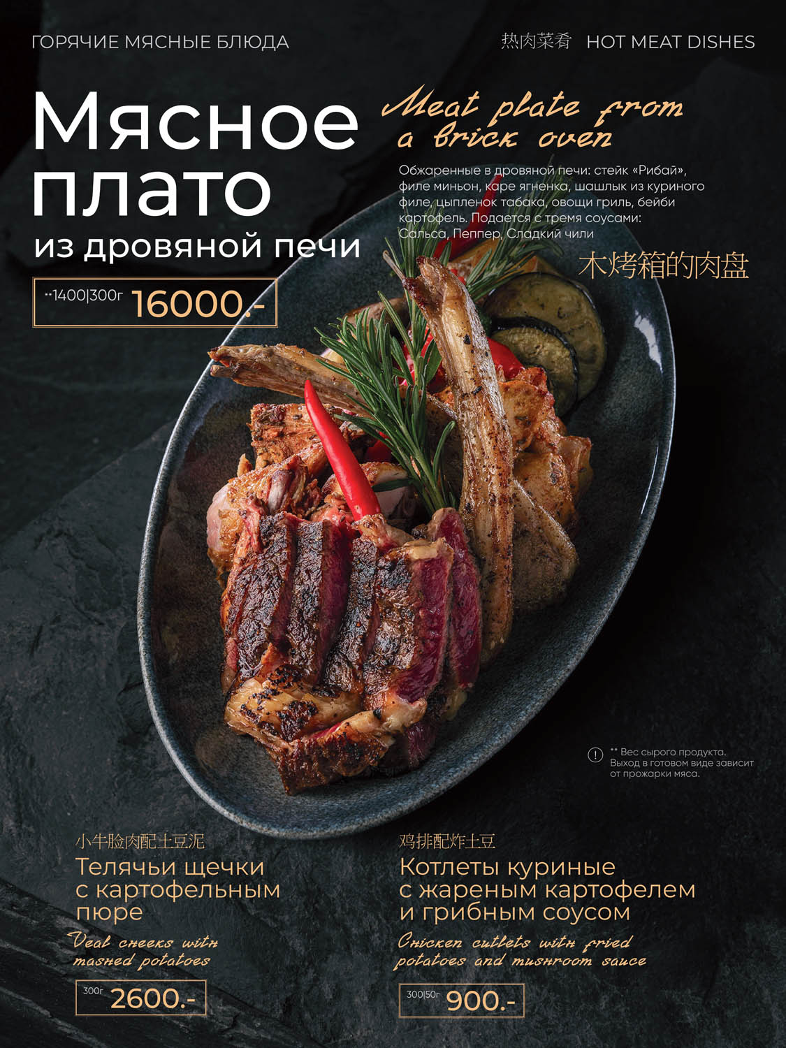 Меню — кухня